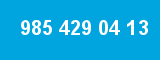 985 429 04 13